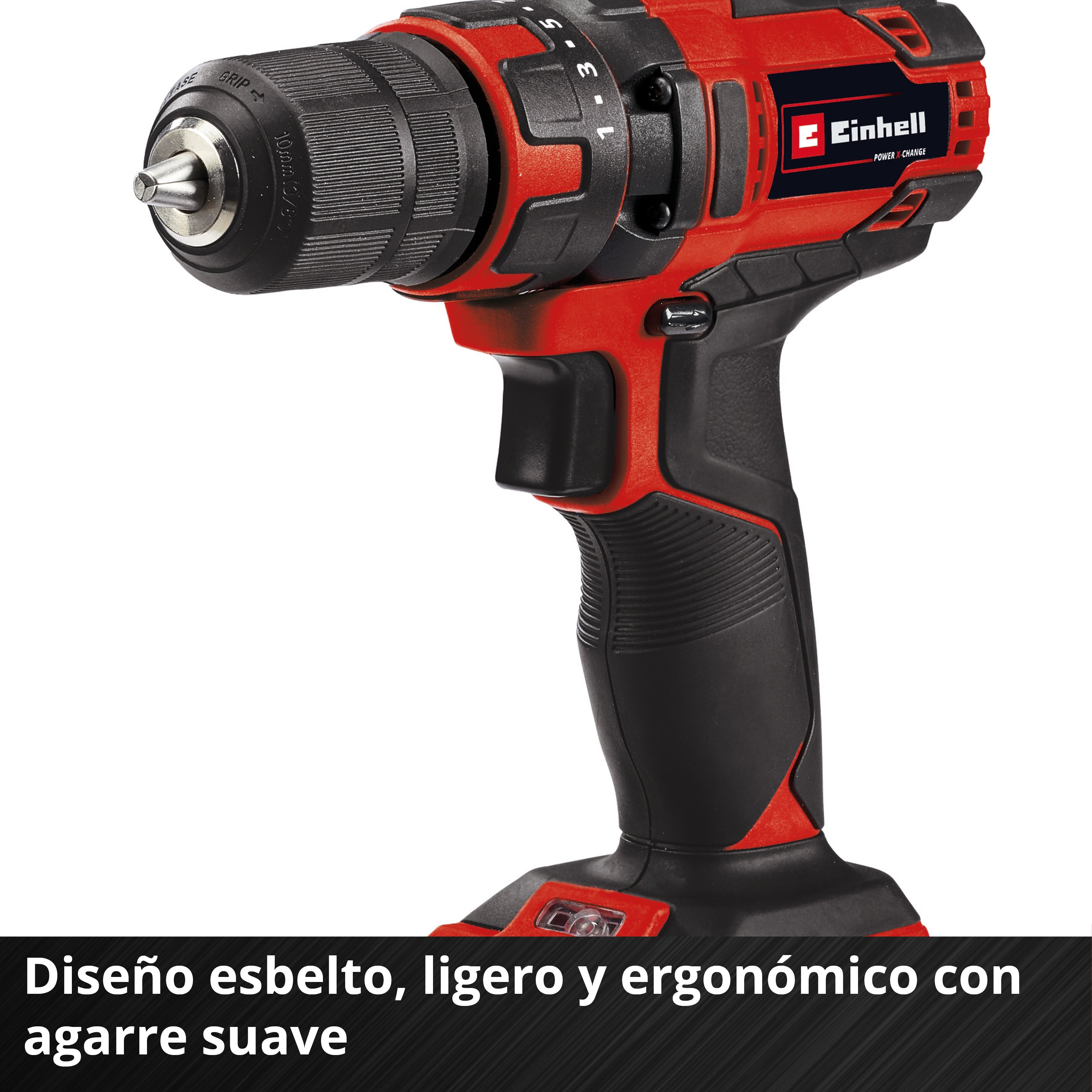 Taladro sin cable Einhell TC-CD 18/35 Li solo Rojo-6
