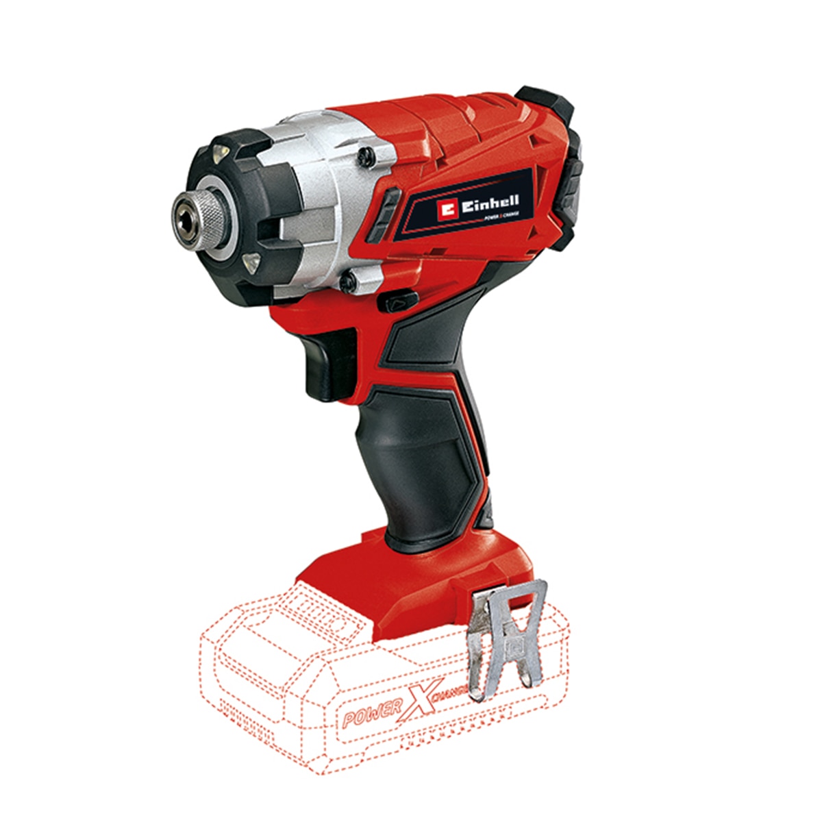 Llave de impacto Einhell TE-CI 18/1 Li - Solo Rojo-1