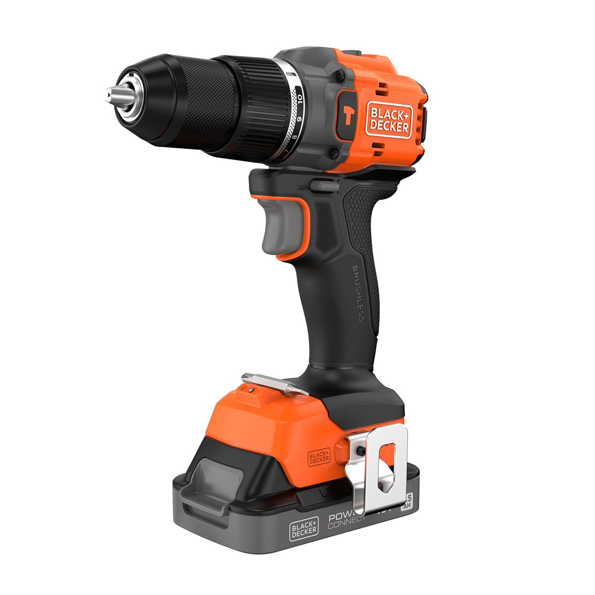 Imagen 0 de Taladro Percutor Black&Decker Brushless 18V 2x2,5 Ah