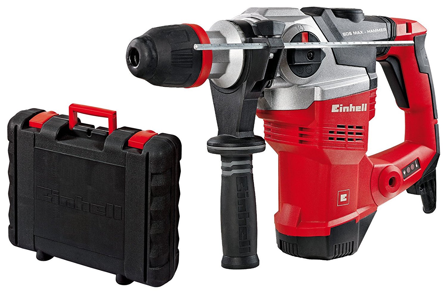 Martillo Perforador Electroneumático con cable a red 1050 W TE-RH 38 Rojo / Negro-2