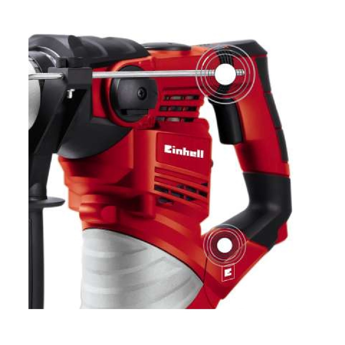 Rotomartillo Electroneumático con cable a red 1600 W TH-RH 1600 W Rojo / Negro-3