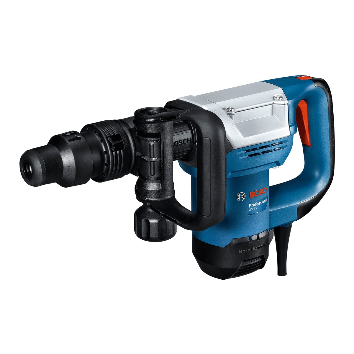 Martillo Demoledor Profesional SDS Max Eléctrico con cable a red 1100 W GSH 5 Azul-2