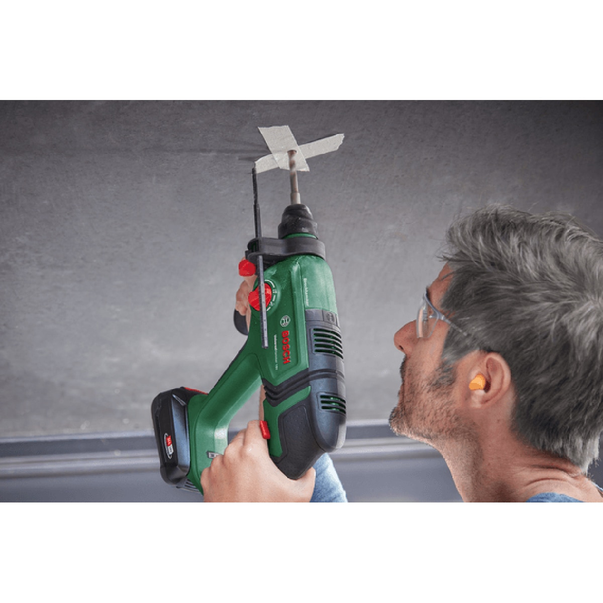 Martillo Perforador a Batería UniversalHammer 18V Verde / Negro-4