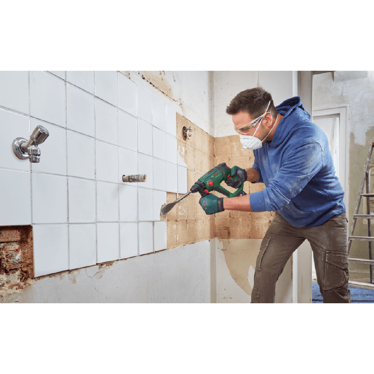 Martillo Perforador a Batería UniversalHammer 18V Verde / Negro-6
