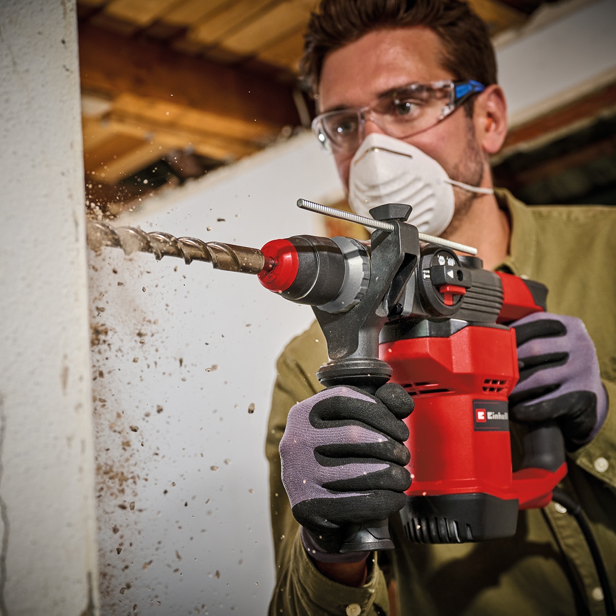 Martillo Einhell TC-RH 28 3F Rojo-8