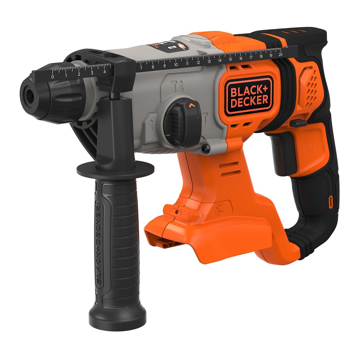 BLACK+DECKER – Martillo Percutor a Batería SDS-Plus 18V 3 Modos sin Batería.