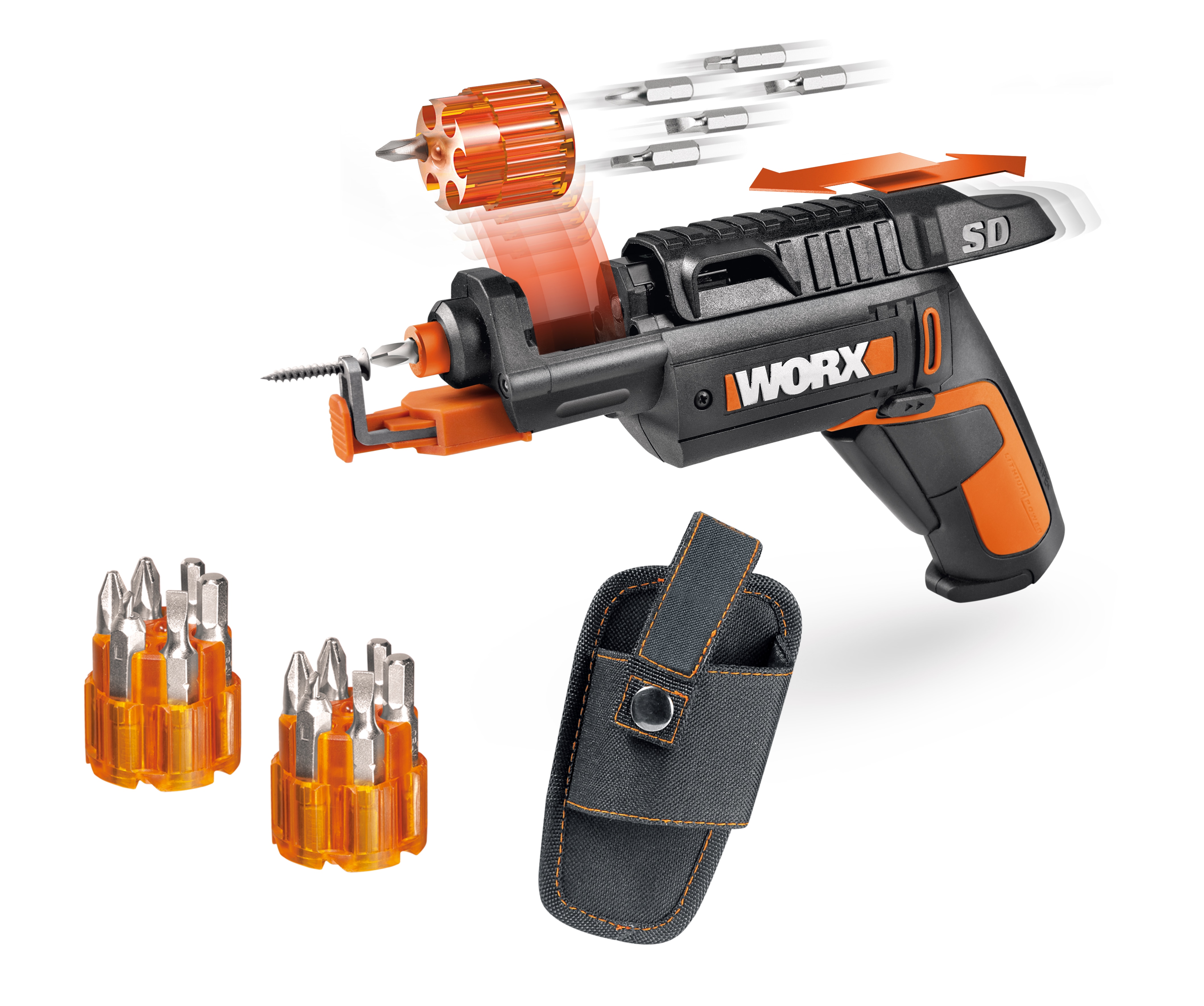 Worx – Atornillador a Batería 4 V WX255.