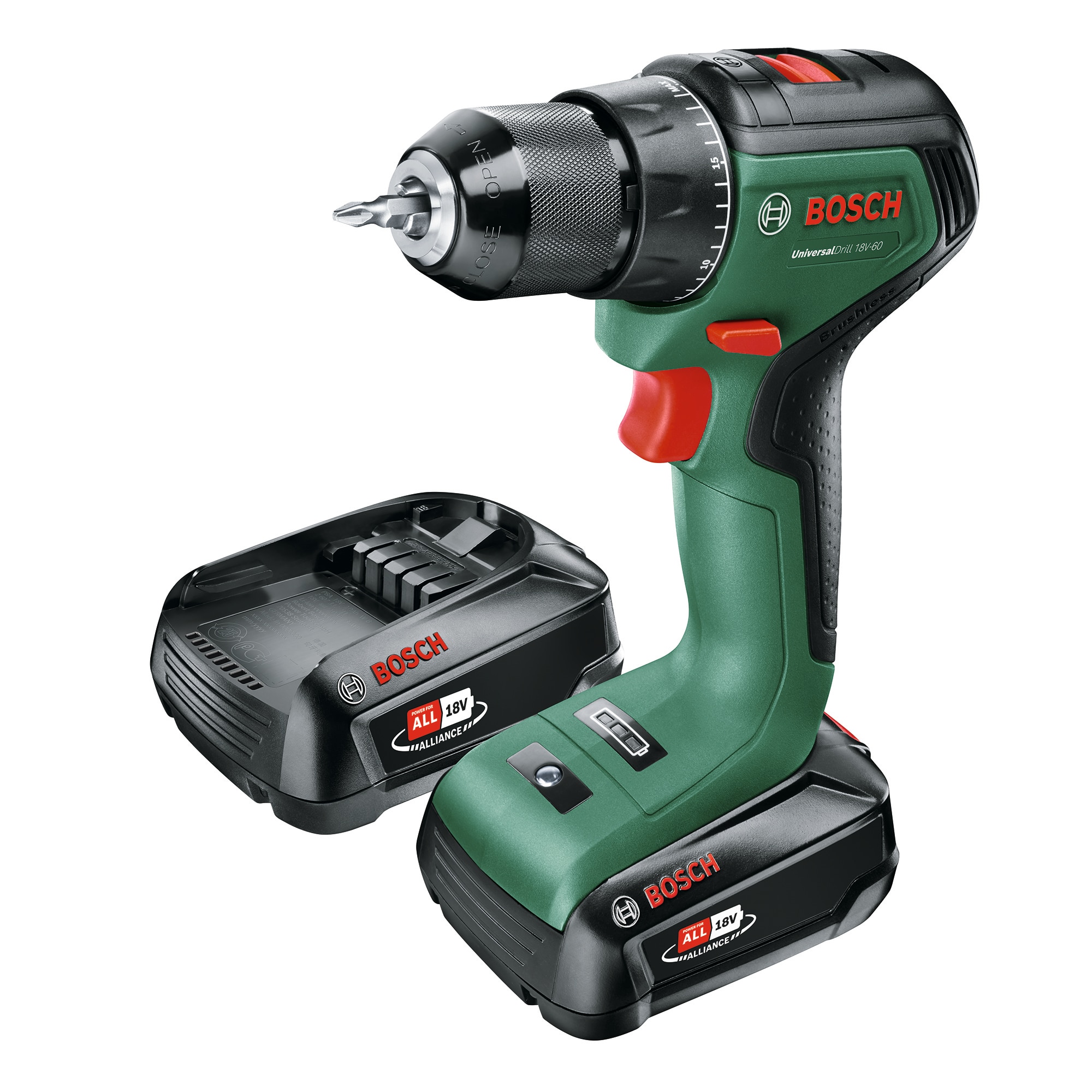Imagen 0 de Atornillador a Batería Universal Drill 18 V - 2 Baterías Power for All
