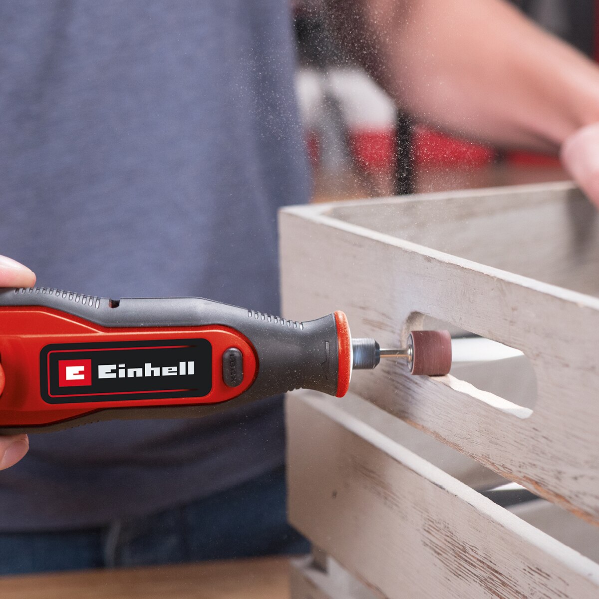 Mini Taladro de batería Einhell TE-MT 7,2 Li Rojo-7
