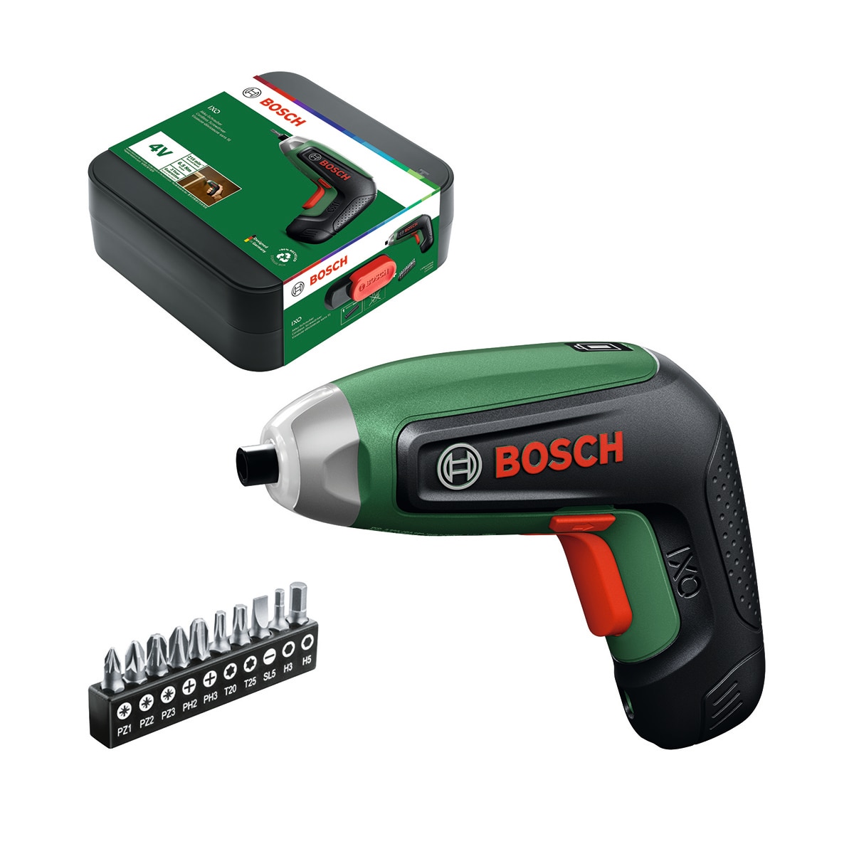 Imagen 0 de Atornillador Bosch IXO 4V. Con estuche y puntas.