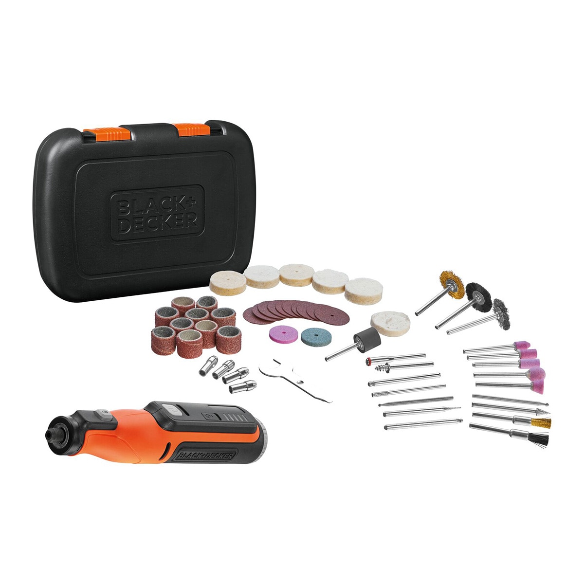 Multiherramienta Eléctrica + Accesorios Naranja / Negro-3