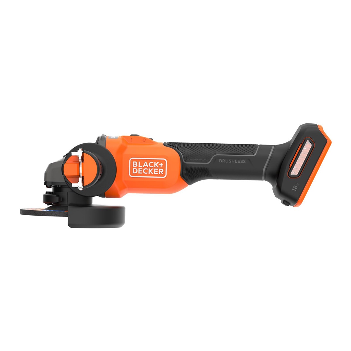Mini Amoladora Brushless 18 V + Disco Corte Naranja / Negro-2