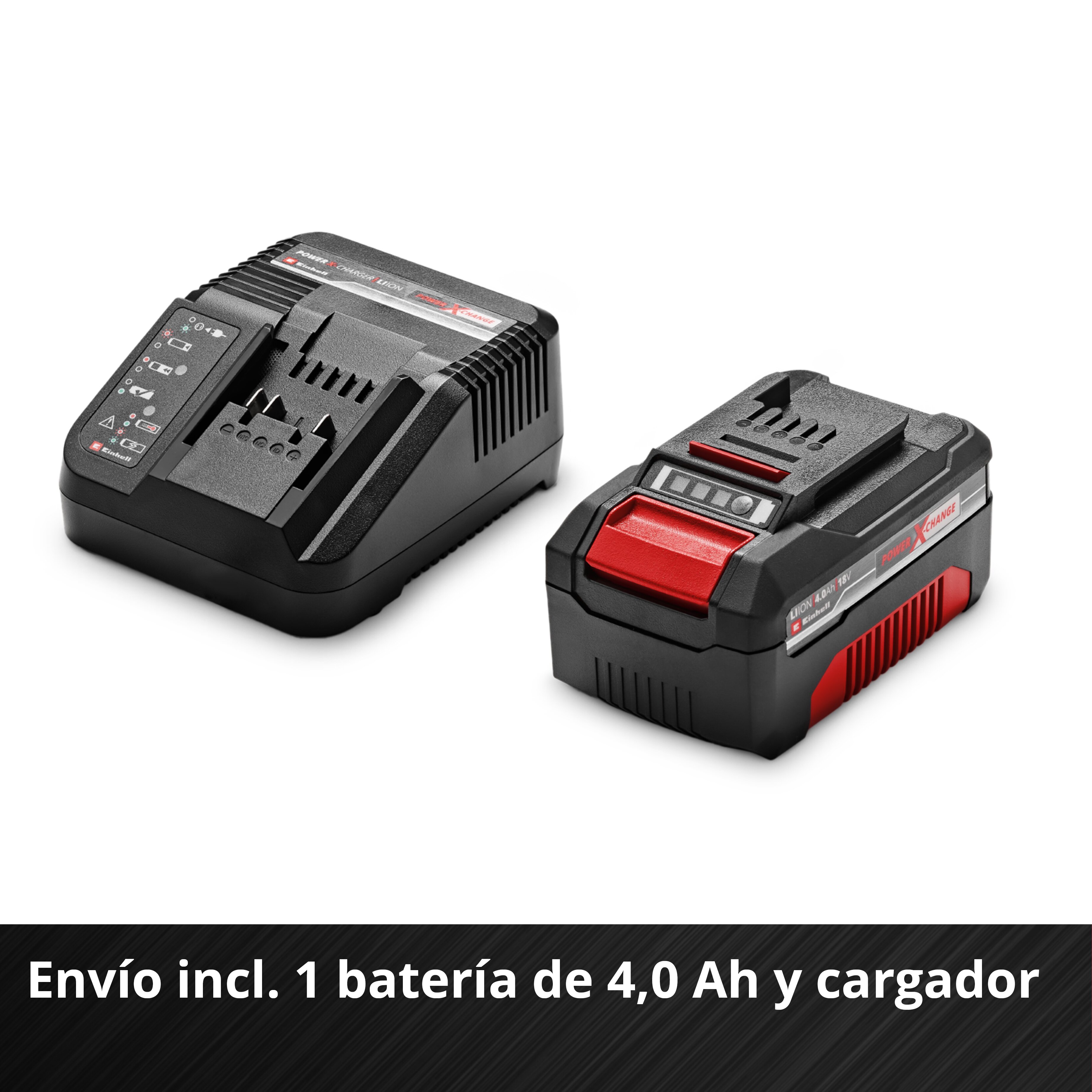 Amoladora Einhell TC-AG 18/115 Li (1x4,0Ah) Rojo-3