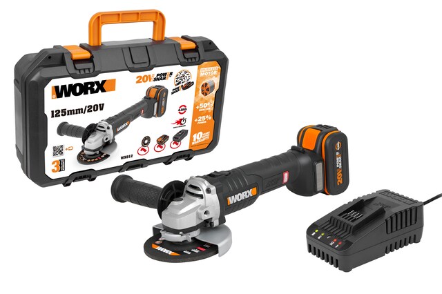 Imagen 0 de Amoladora Angular Motor Brushless a Batería 20 V WX812 Ø 125 mm