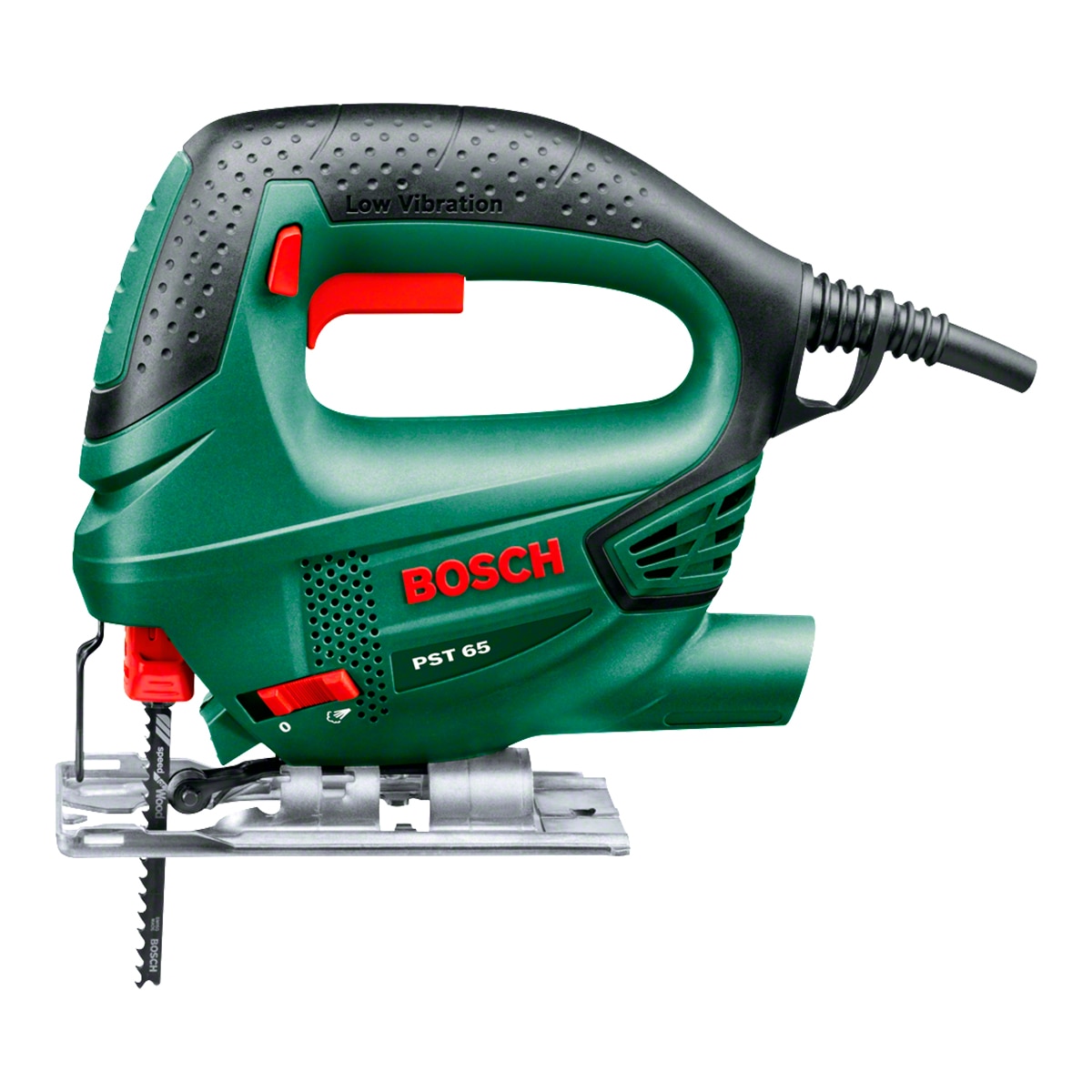 Sierra de Calar Eléctrica a red 500 W BOSCH PST 650.. Verde / Negro-2