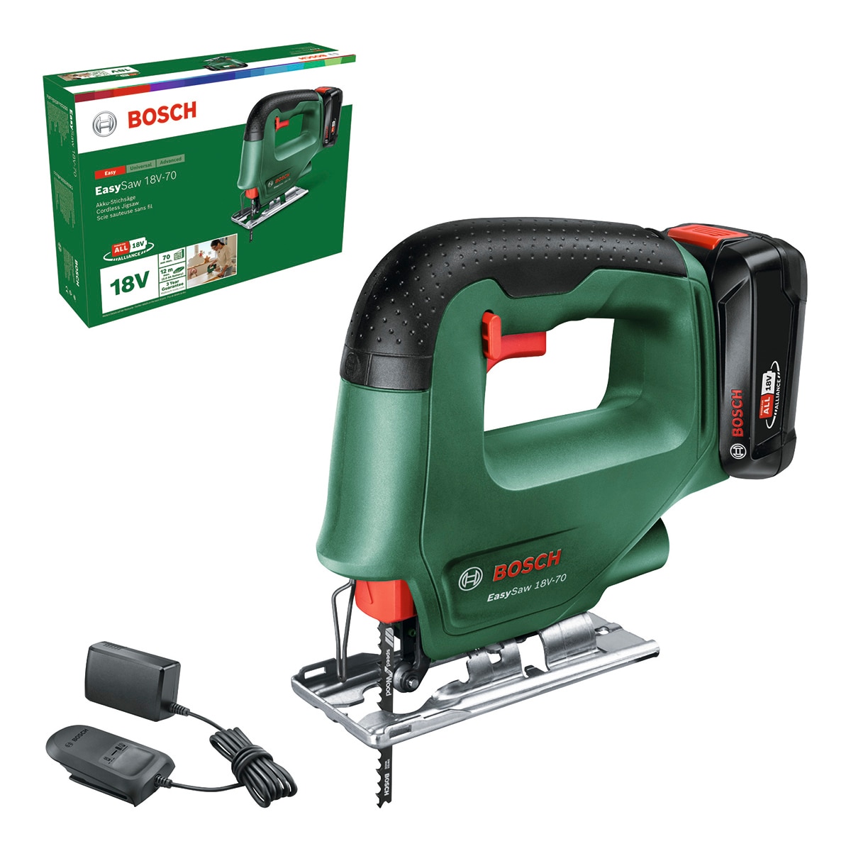 Sierra Calar EasySaw 18V-70 Power For All Verde / Negro-9