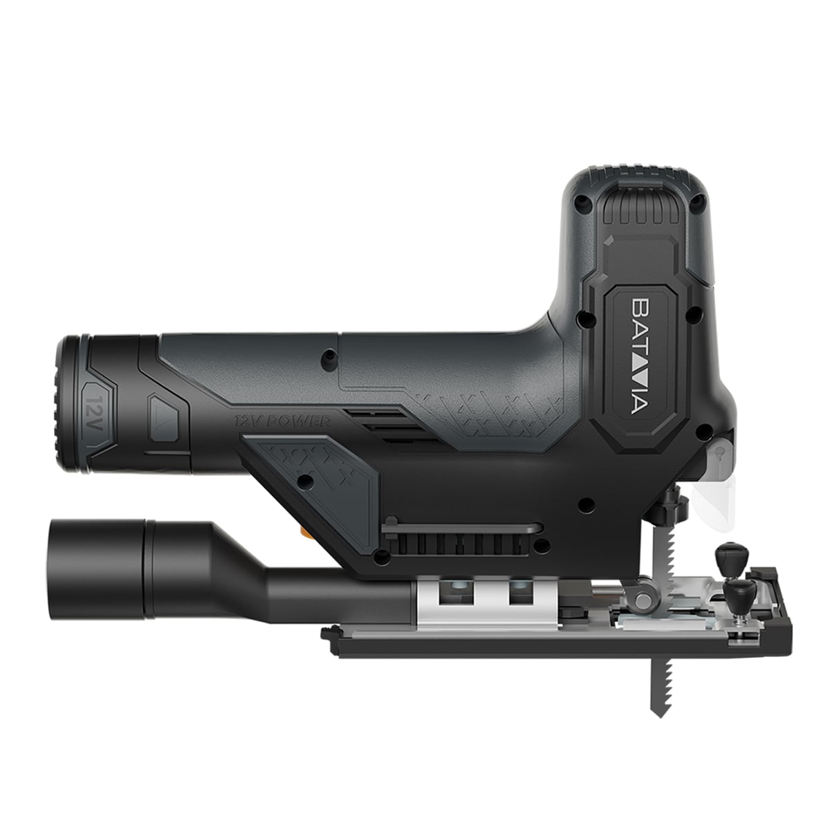 Set sierra caladora Batavia a batería 12V FIXXPACK C Negro-2