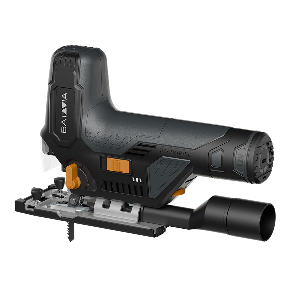 Set sierra caladora Batavia a batería 12V FIXXPACK C Negro-3