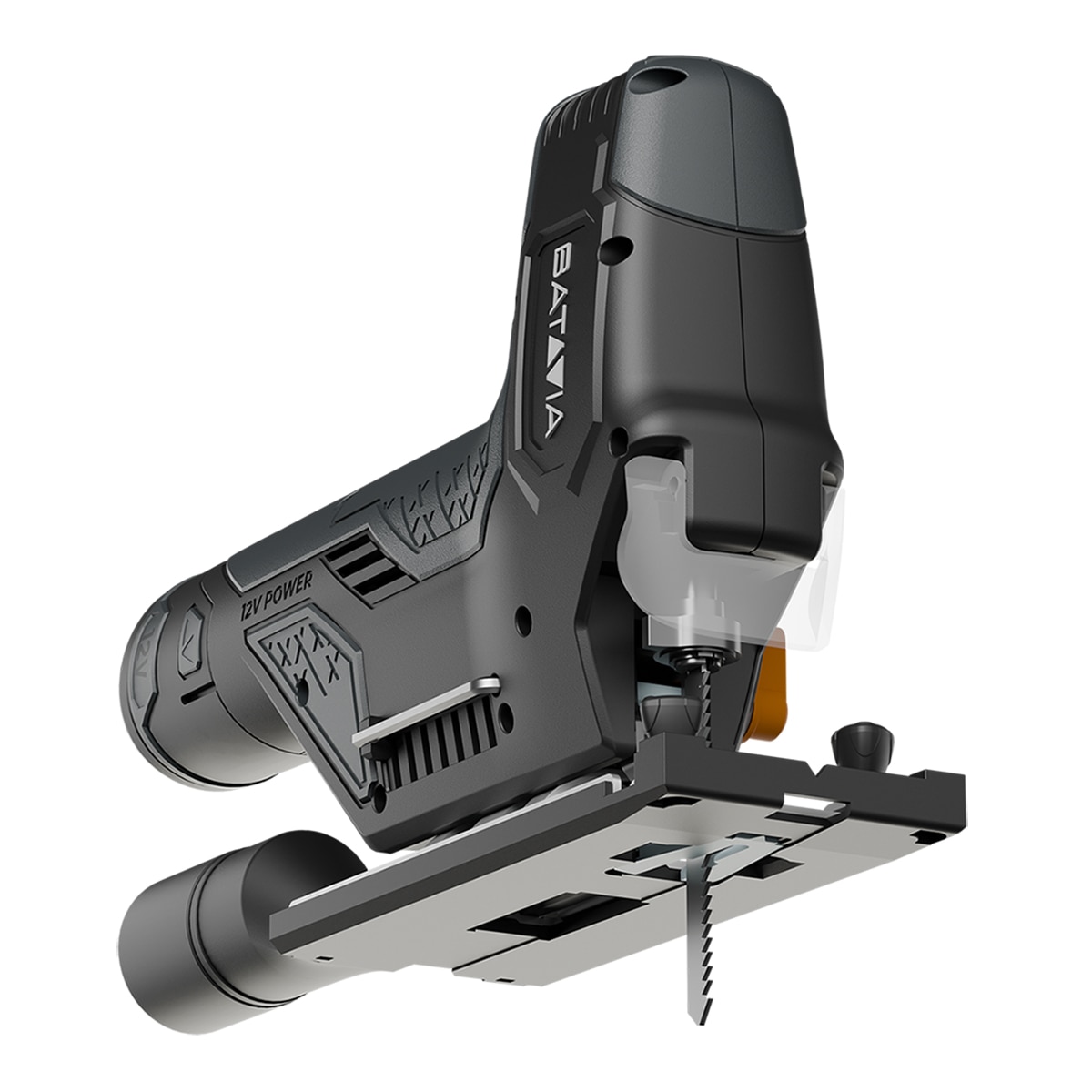 Set sierra caladora Batavia a batería 12V FIXXPACK C Negro-4