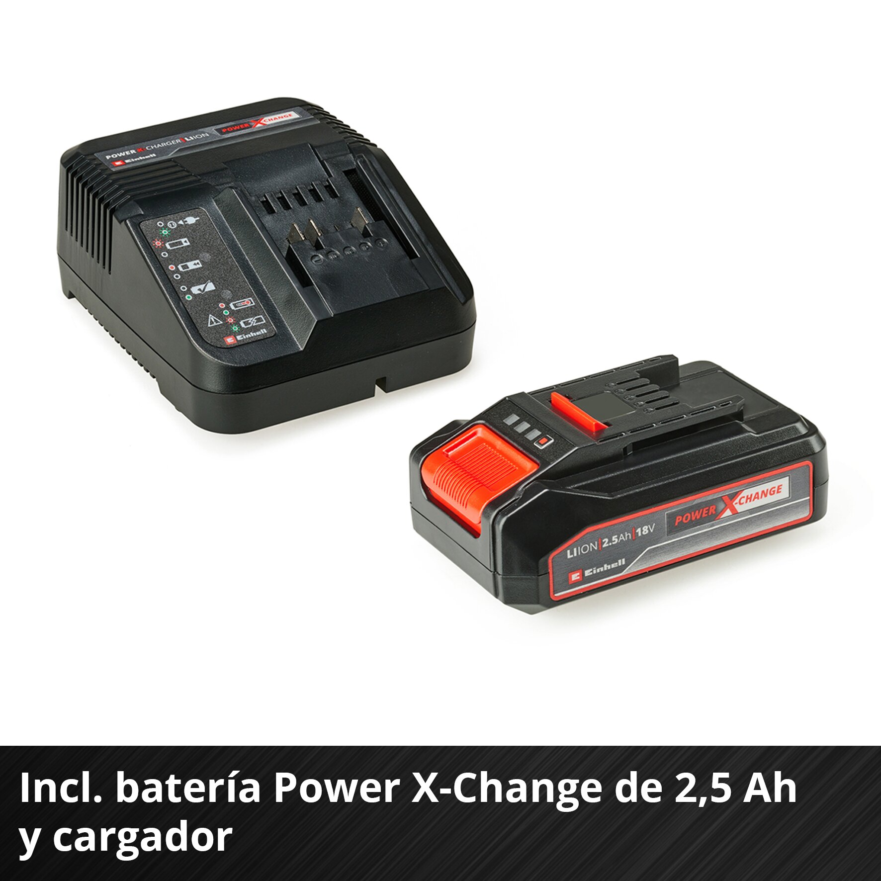 Caladora batería Einhell TC-JS 18/70 Li (1x 2.5 Ah) Rojo-5