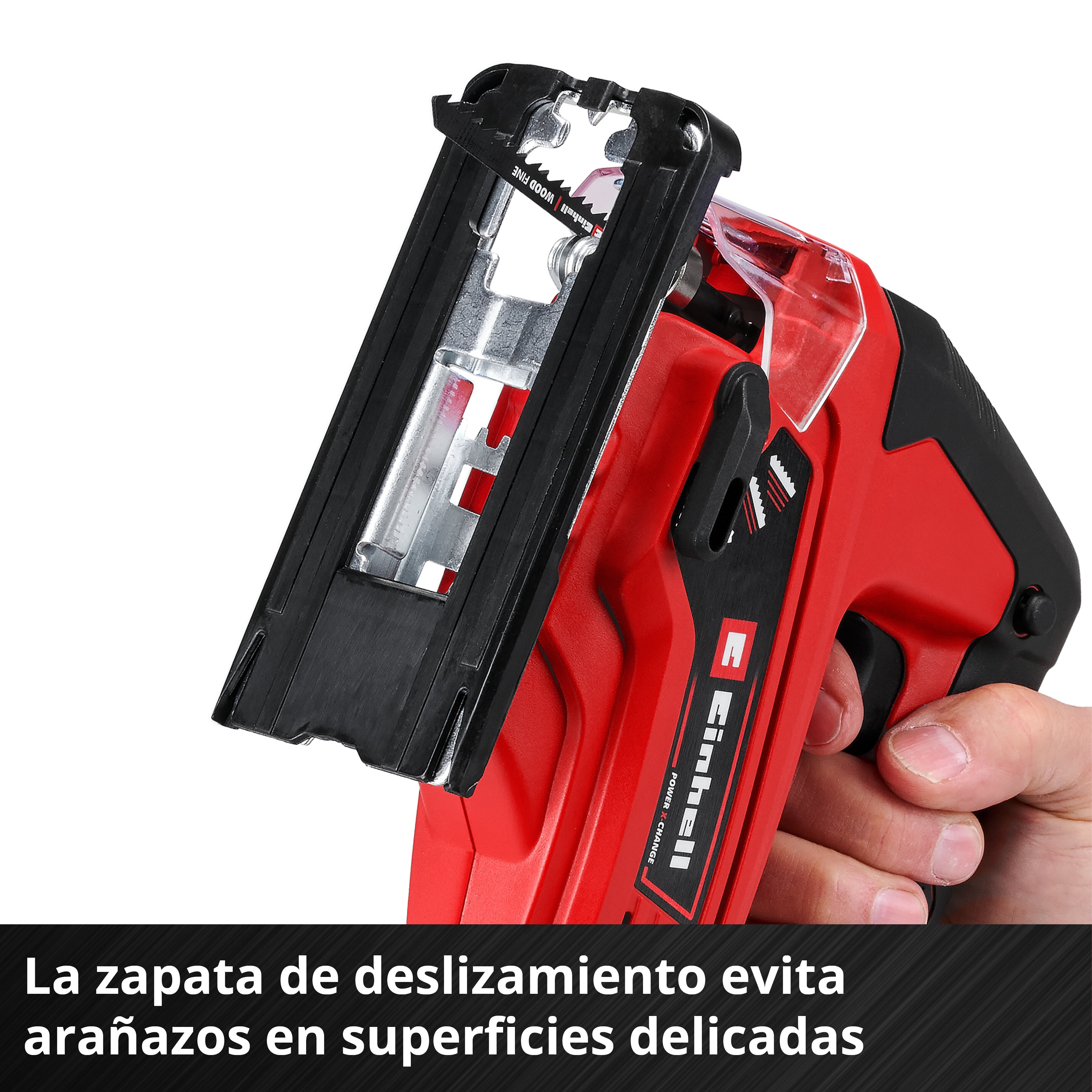Caladora batería Einhell TC-JS 18 Li - Solo sin batería Rojo-6