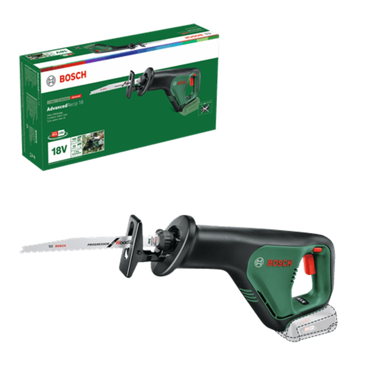Serra Sabre AdvancedRecip 18 V Power For All Verde / Preto-3