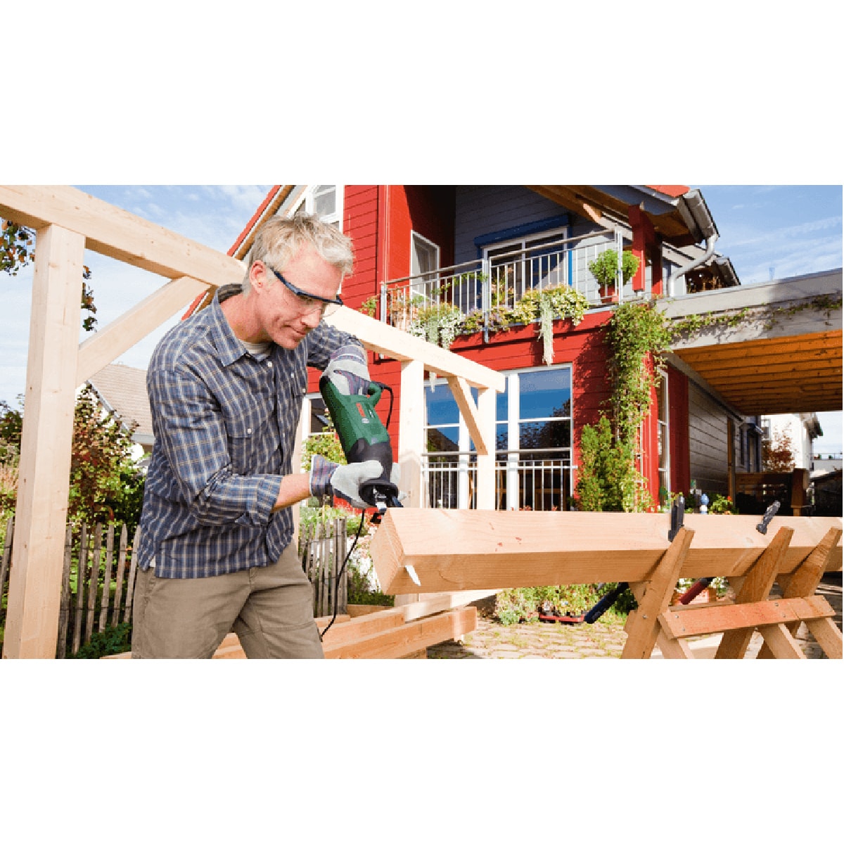 Sierra Sable PSA 900 E Verde / Negro-6