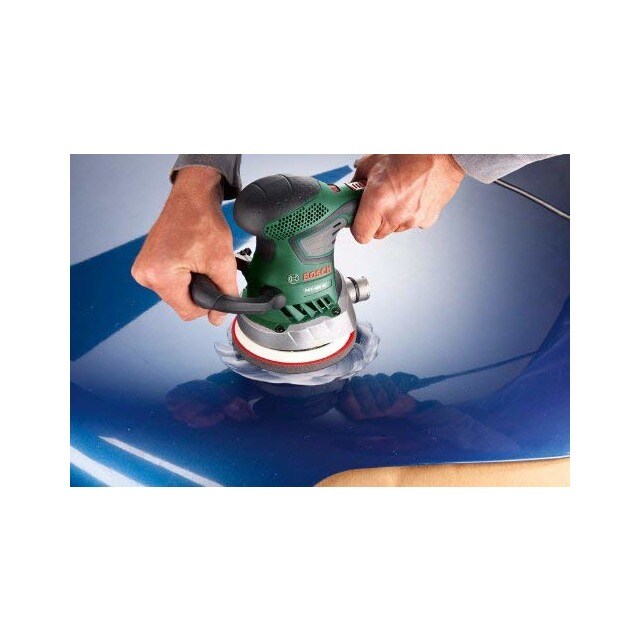 Lijadora Rotorbital Eléctrica con cable a red 350 W PEX 400 AE Verde / Negro-6