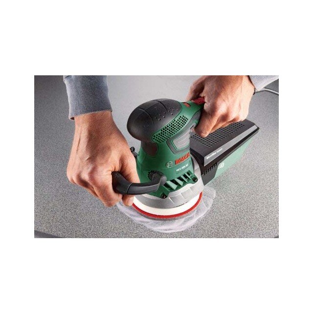 Lijadora Rotorbital Eléctrica con cable a red 350 W PEX 400 AE Verde / Negro-7