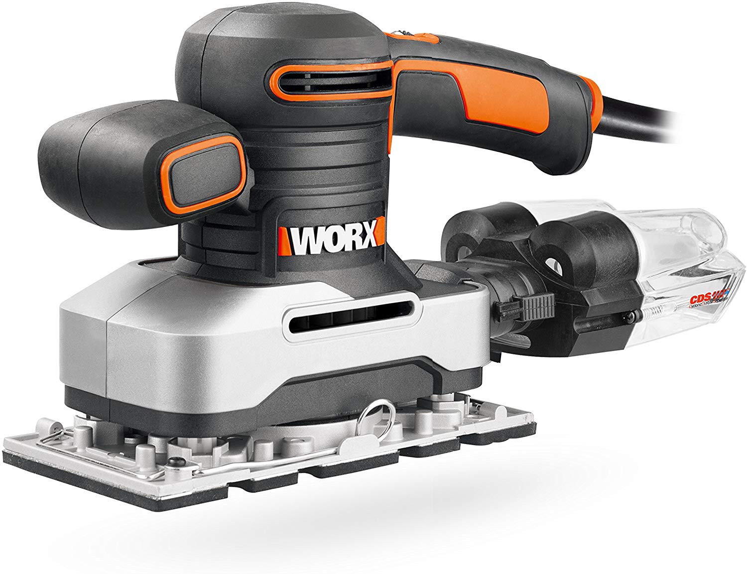 Worx – Lijadora Orbital Eléctrica con cable a red 270 W WX642.1.
