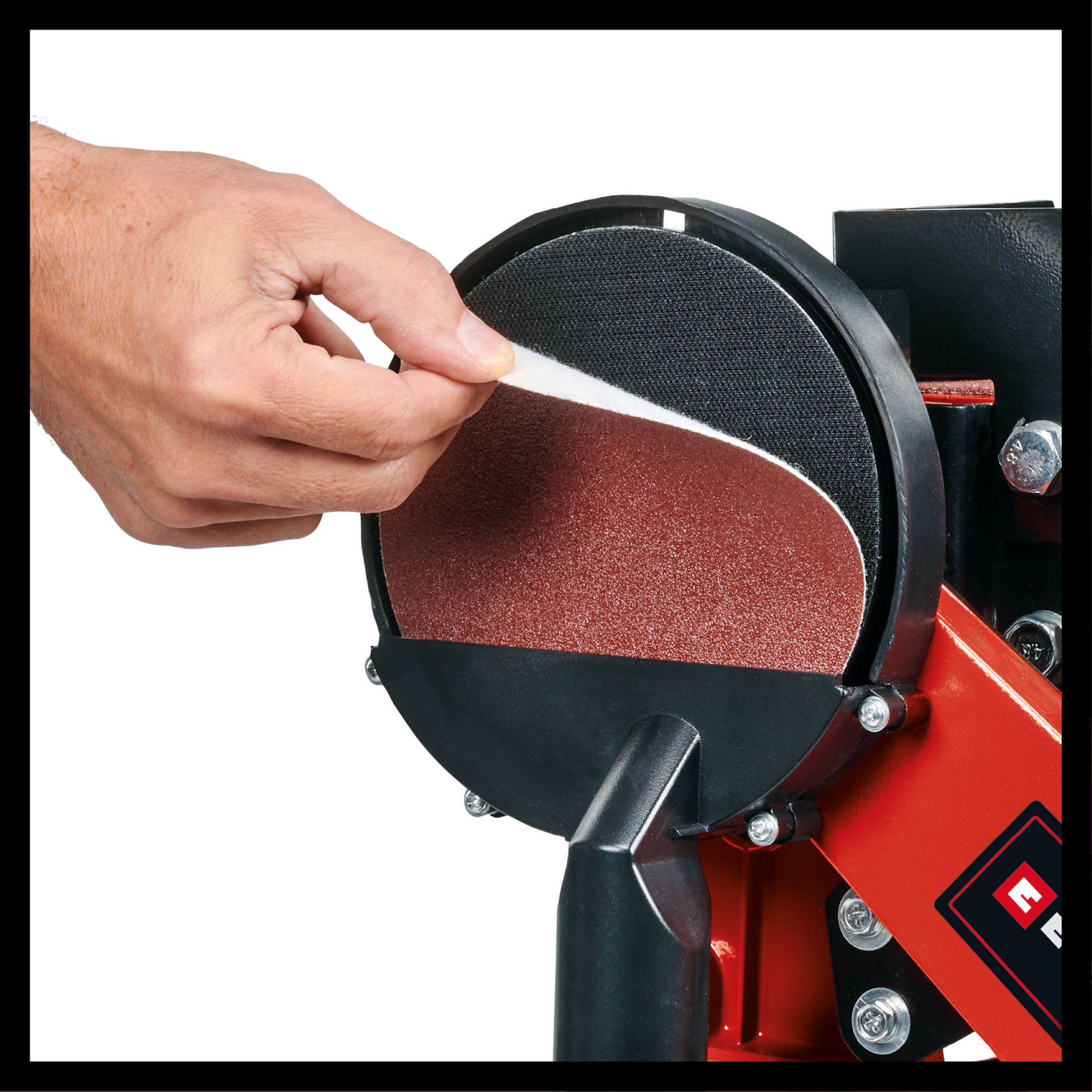 Lijadora de Banda y Plato Eléctrica con cable a red 300 W TC-US 380 Rojo / Negro-7