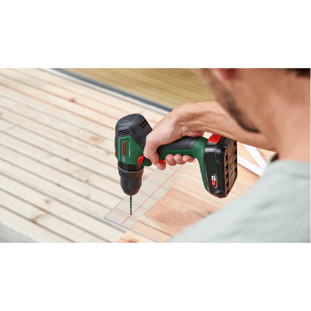 Taladro Percutor a Batería Universal Impact 18V-60 sin Batería Verde / Negro-7
