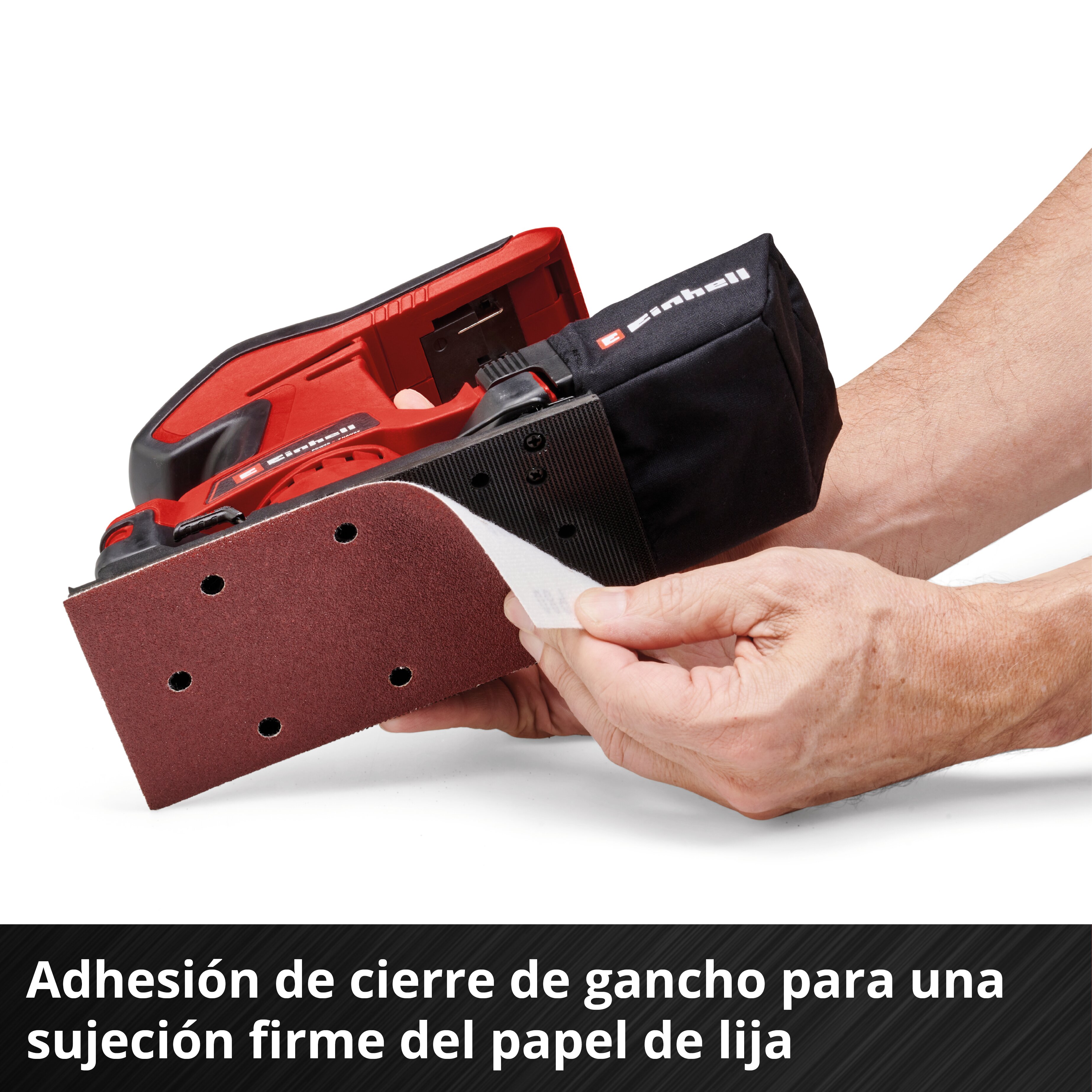 Lijadora orbital Einhell TC-OS 18/187 Li - Solo Rojo-7