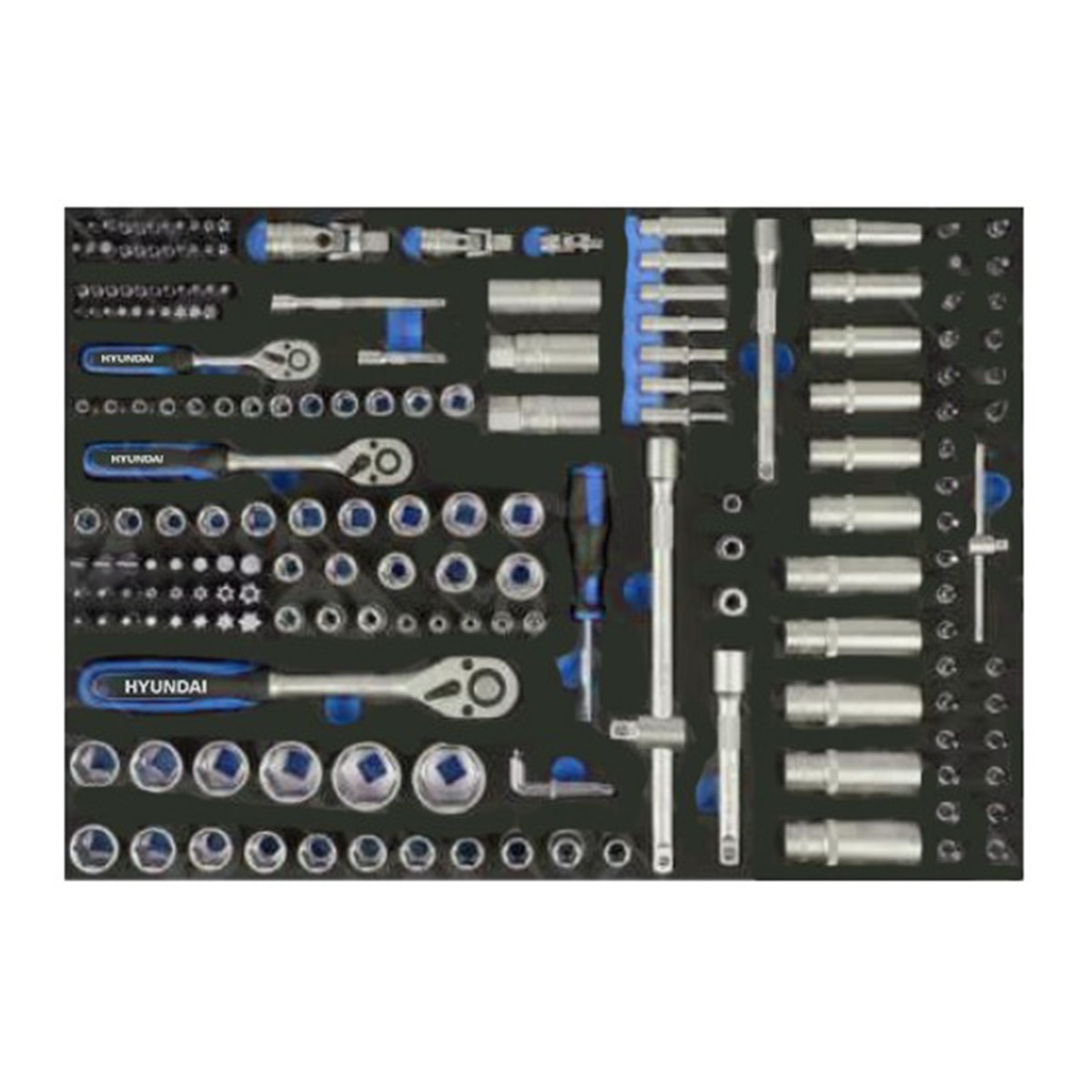 Carro Taller Transportable con 292 Herramientas K292 Azul / Negro-5