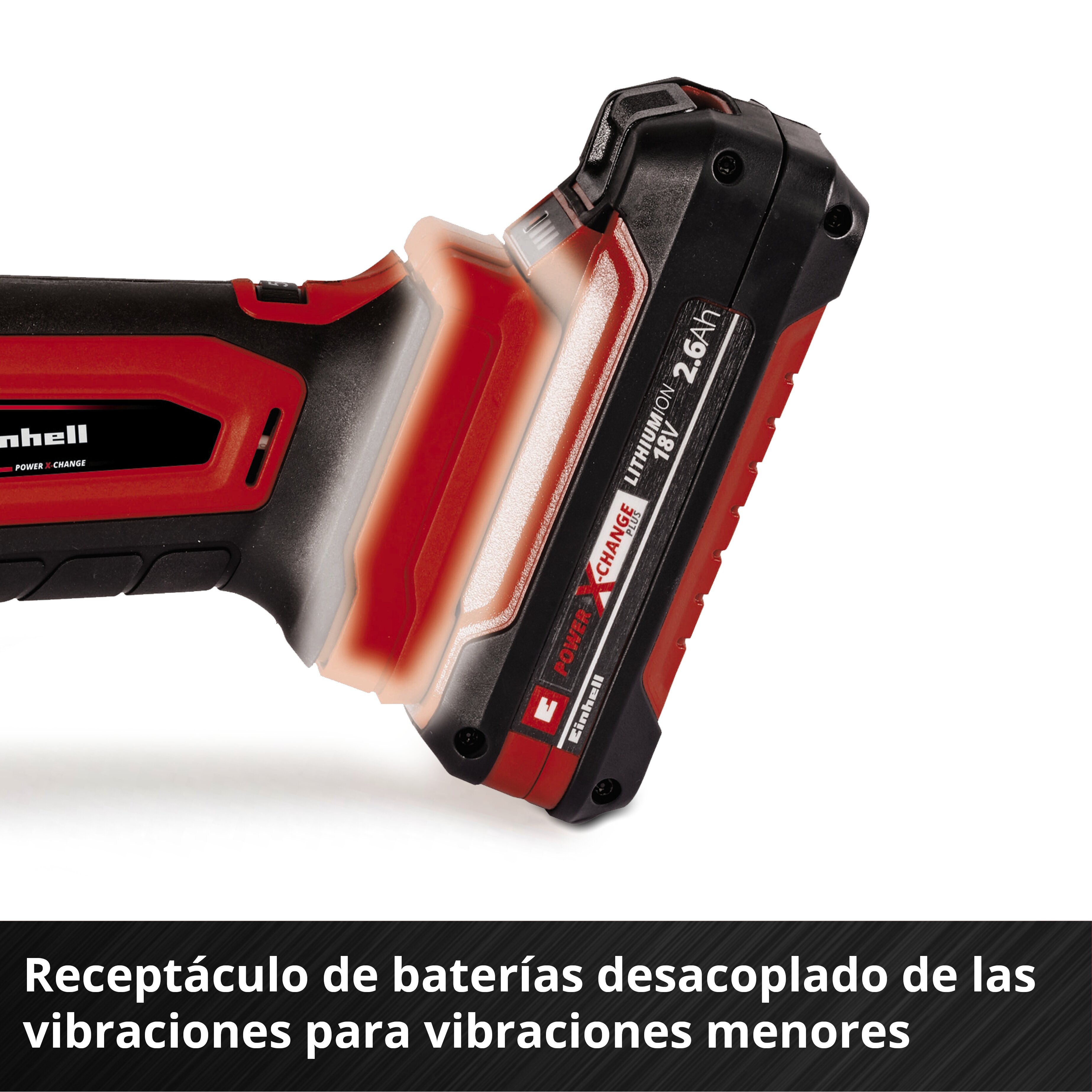 Máquina multifuncional Einhell TC-MG 18 Li - Solo Rojo-7