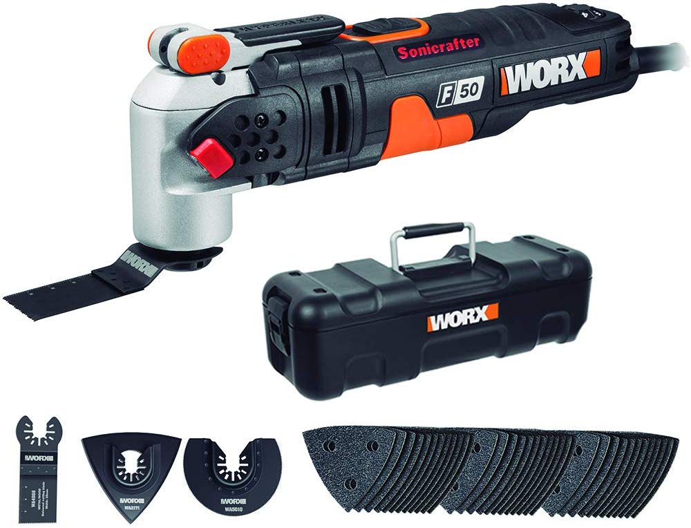 Worx – Multiherramienta Oscilante Eléctrica a red 450 W 5º WX681.