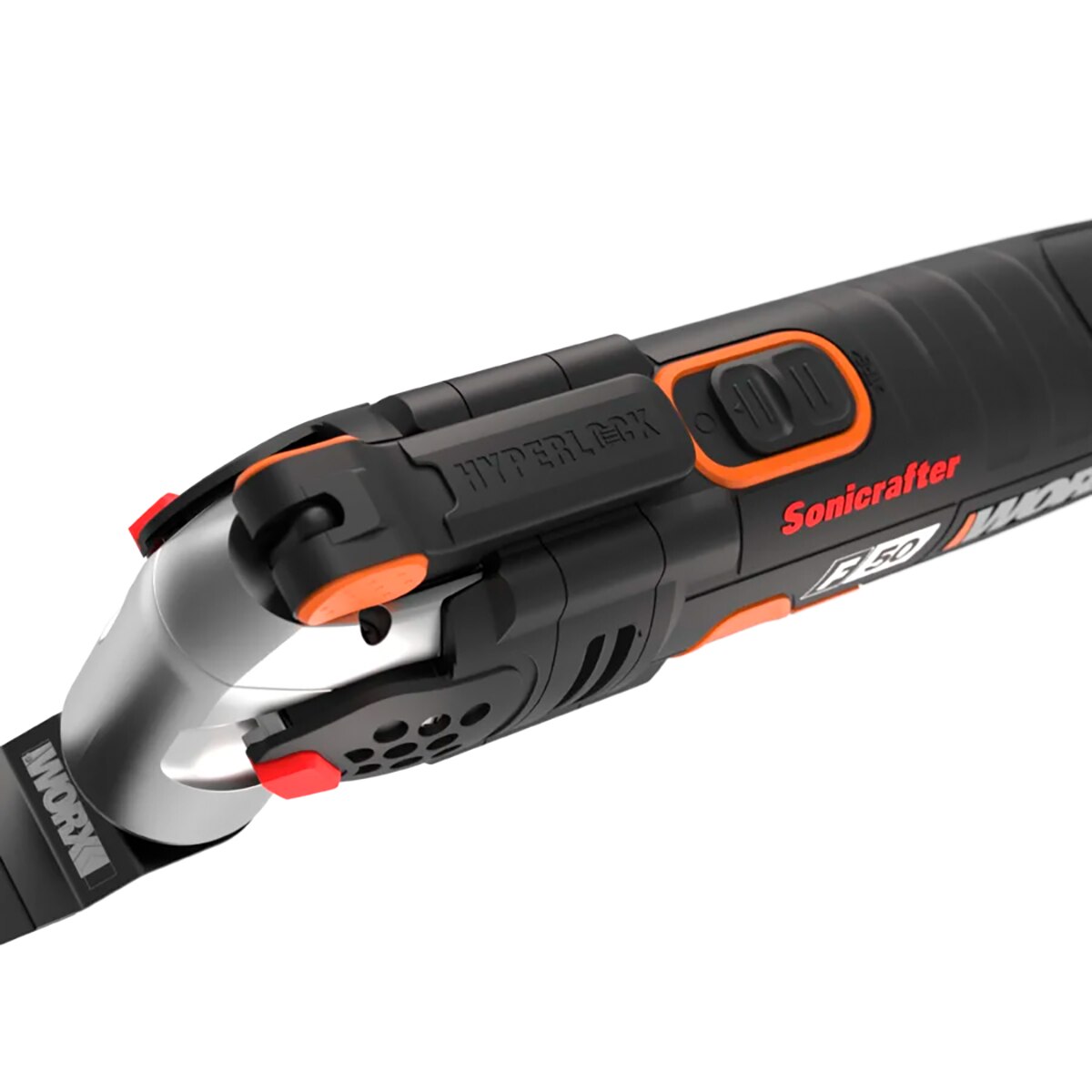 Multiherramienta Oscilante Eléctrica a red 450 W 5º WX681 Negro / Naranja-3