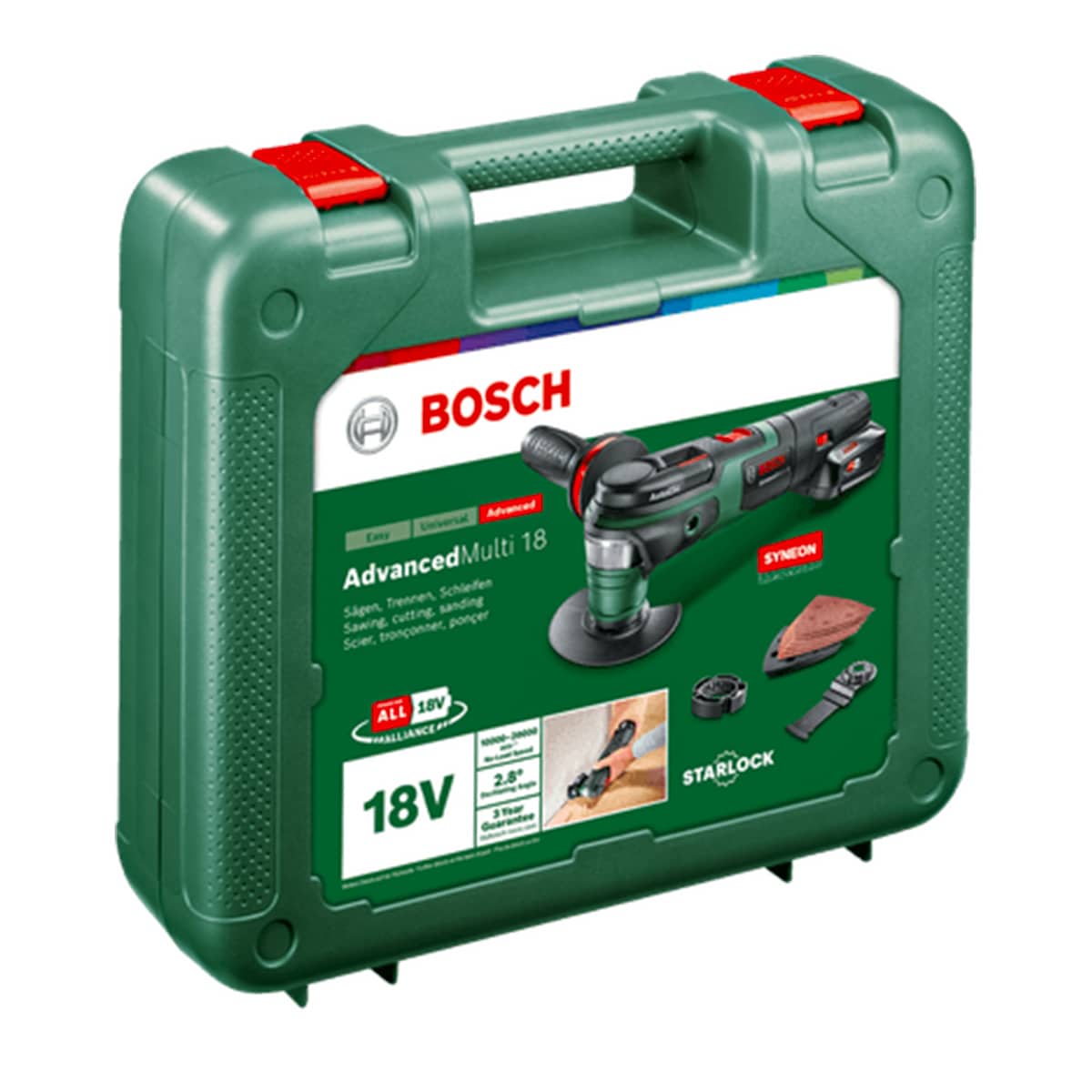 Multiherramienta a batería AdvancedMulti 18V Power For All Verde / Negro-4