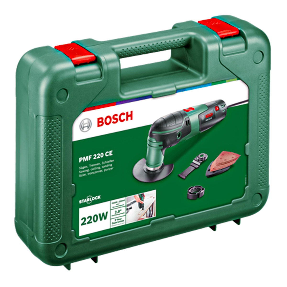 Multiherramienta Eléctrica a Red PMF 220 CE Verde / Negro-3