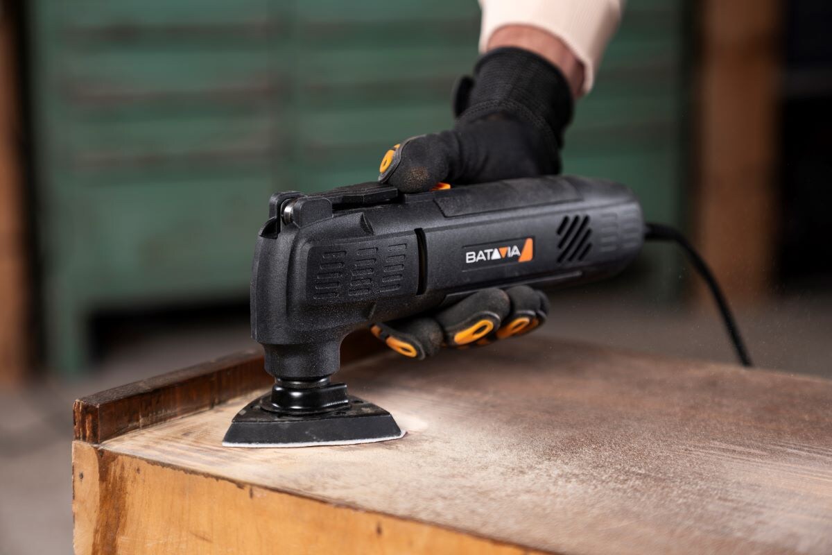 Multiherramienta Elécrica a red 250 W + 30 Accesorios Negro / Naranja-2