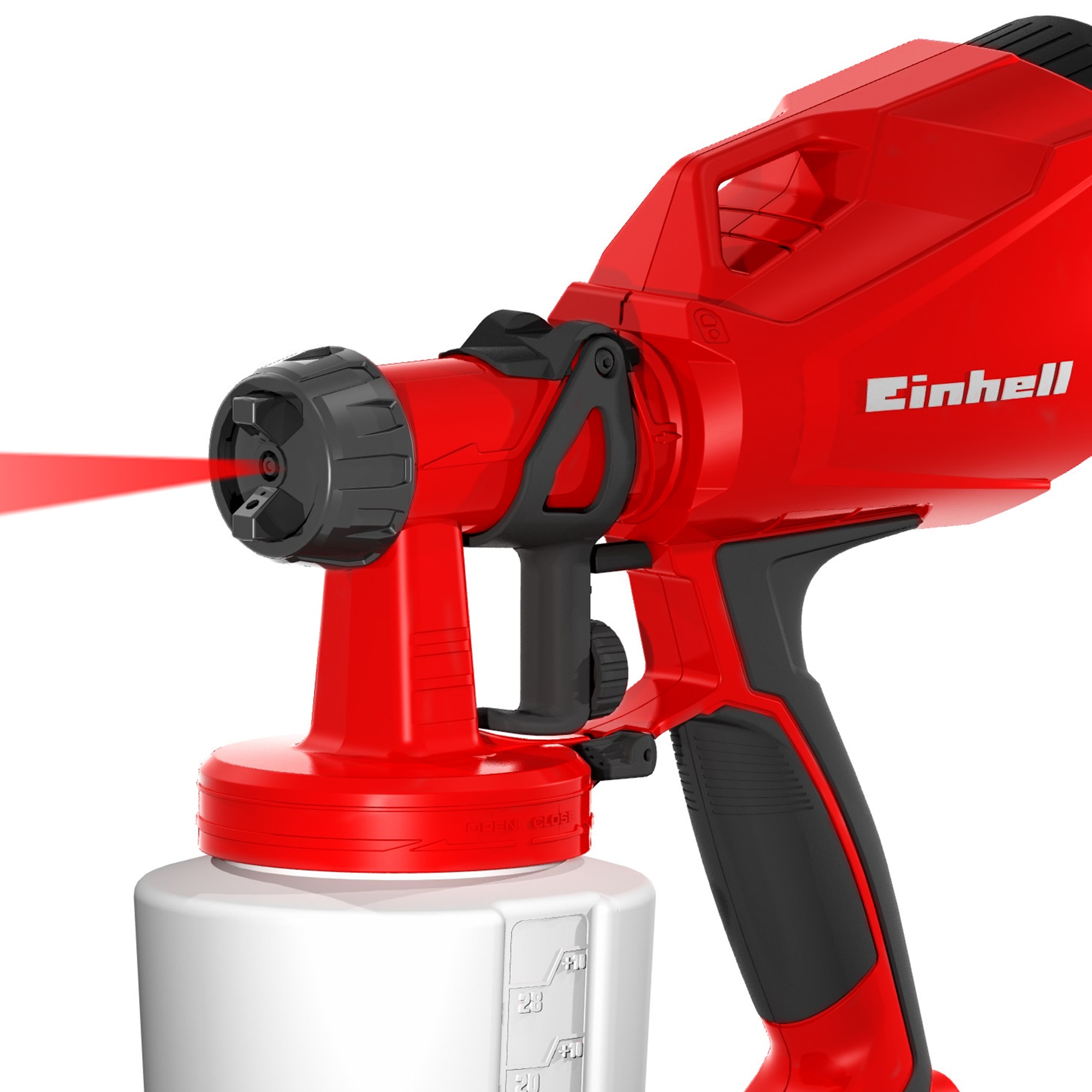 Pistola de pintura eléctrica Einhell TC-SY 500 P Rojo-2