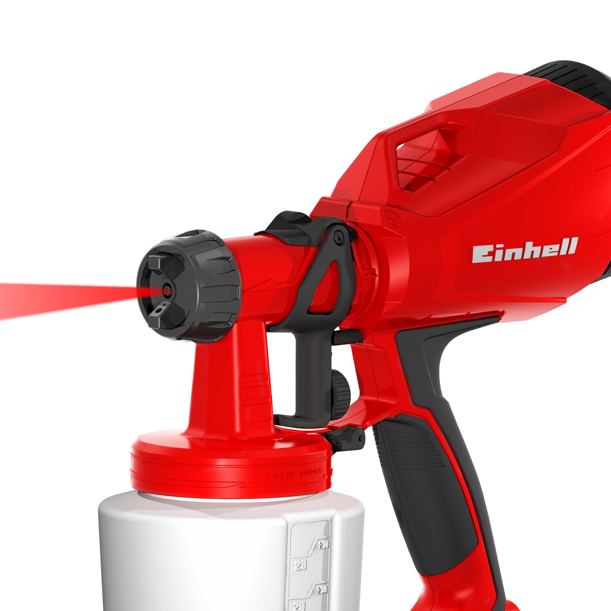 Pistola de pintura eléctrica Einhell TC-SY 600 S Rojo-2