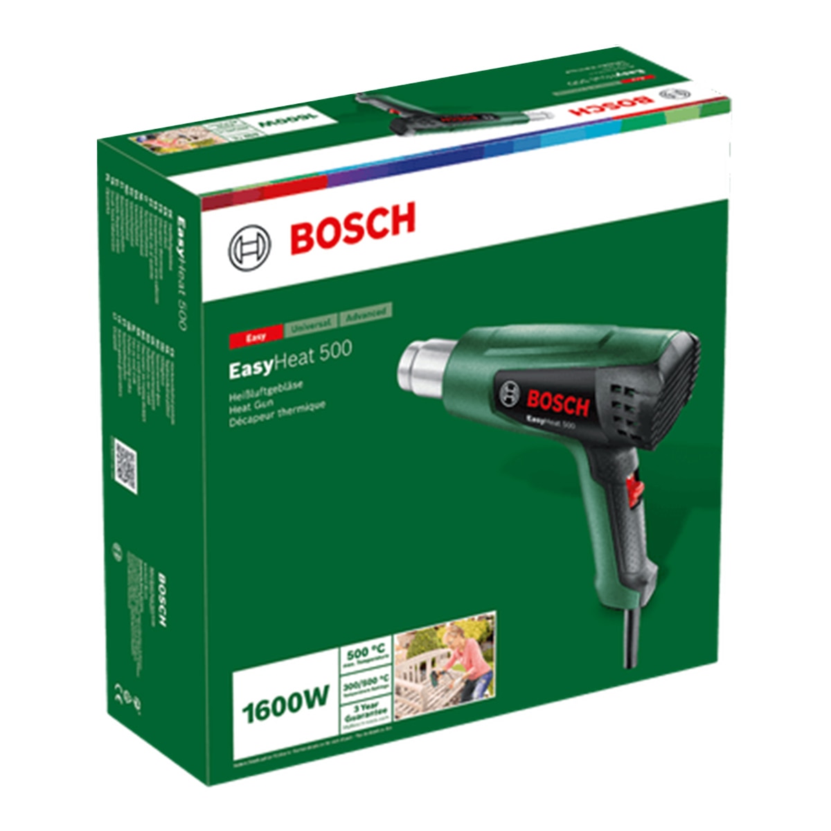 Decapador por aire caliente EasyHeat 500 Verde / Negro-3
