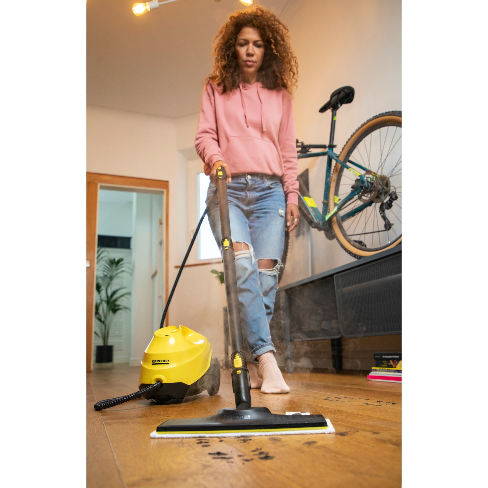 Limpiadora Vapor SC 3 Easyfix Amarillo / Negro-2