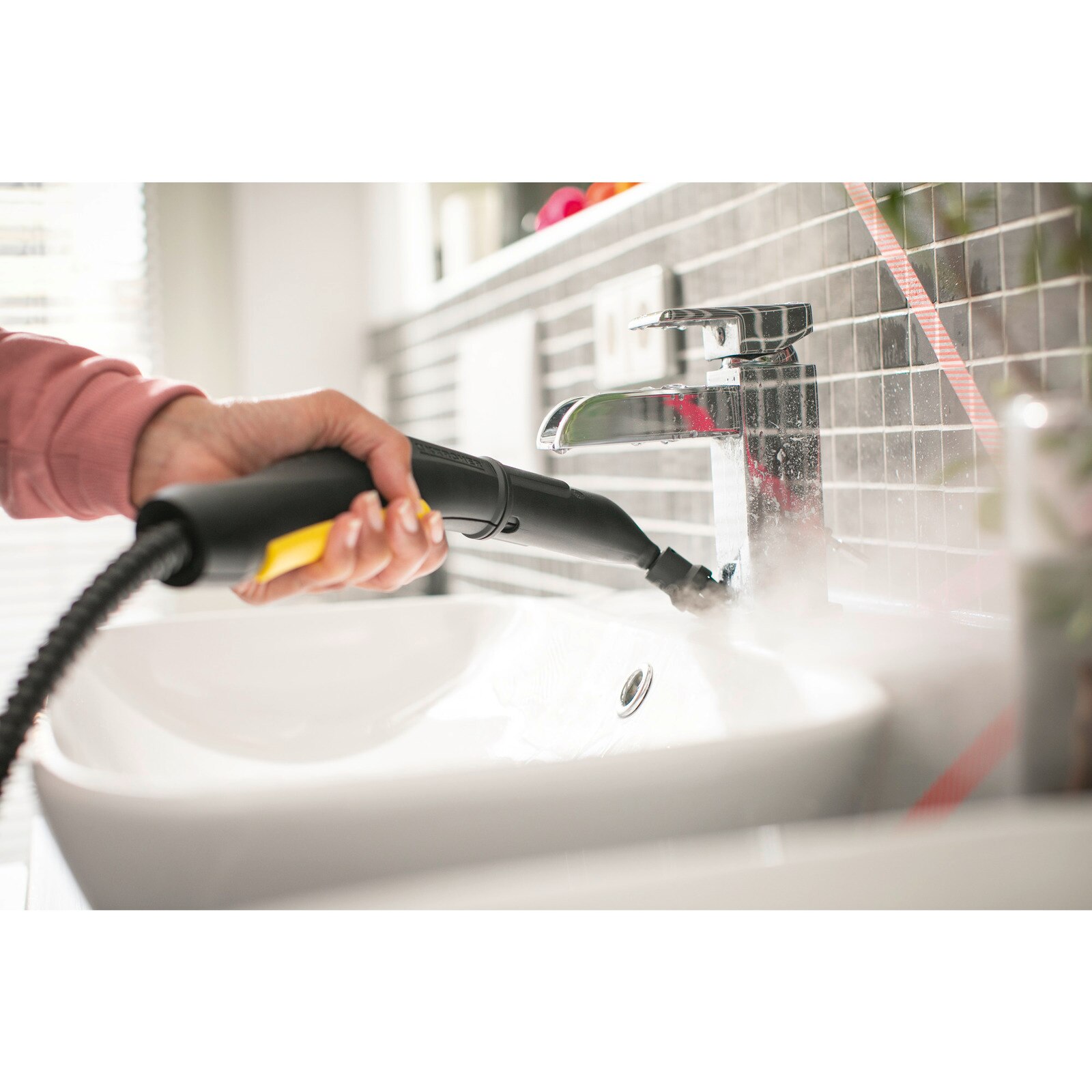 Limpiadora Vapor SC 3 Easyfix Amarillo / Negro-5