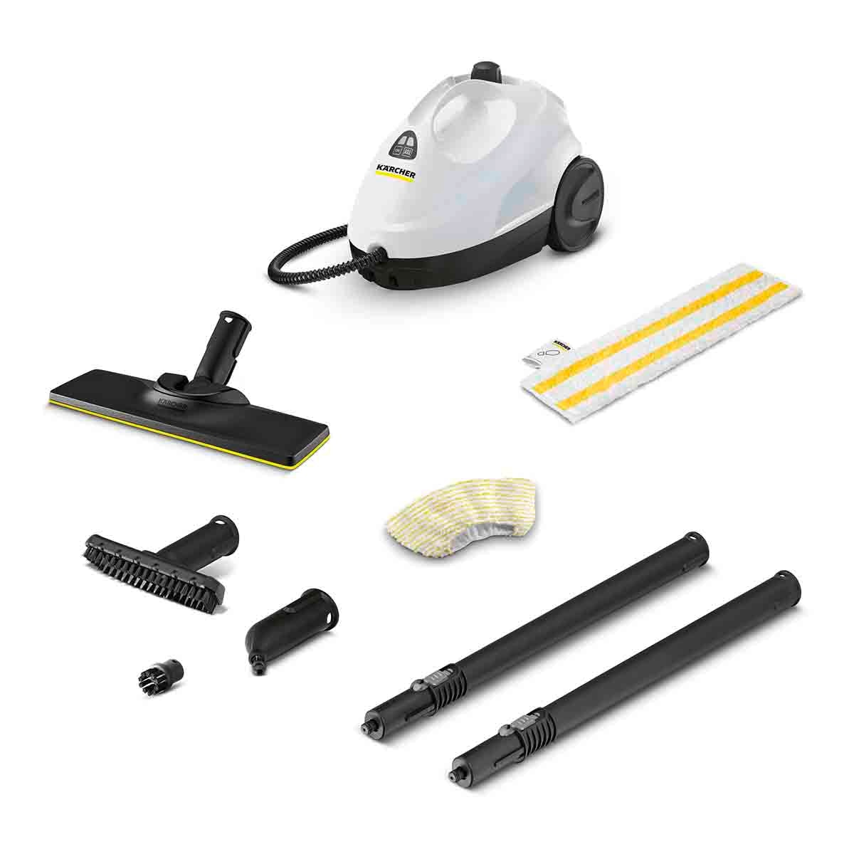 Limpiadora a Vapor 1500 W SC 2 Easyfix EU Blanco / Negro-2