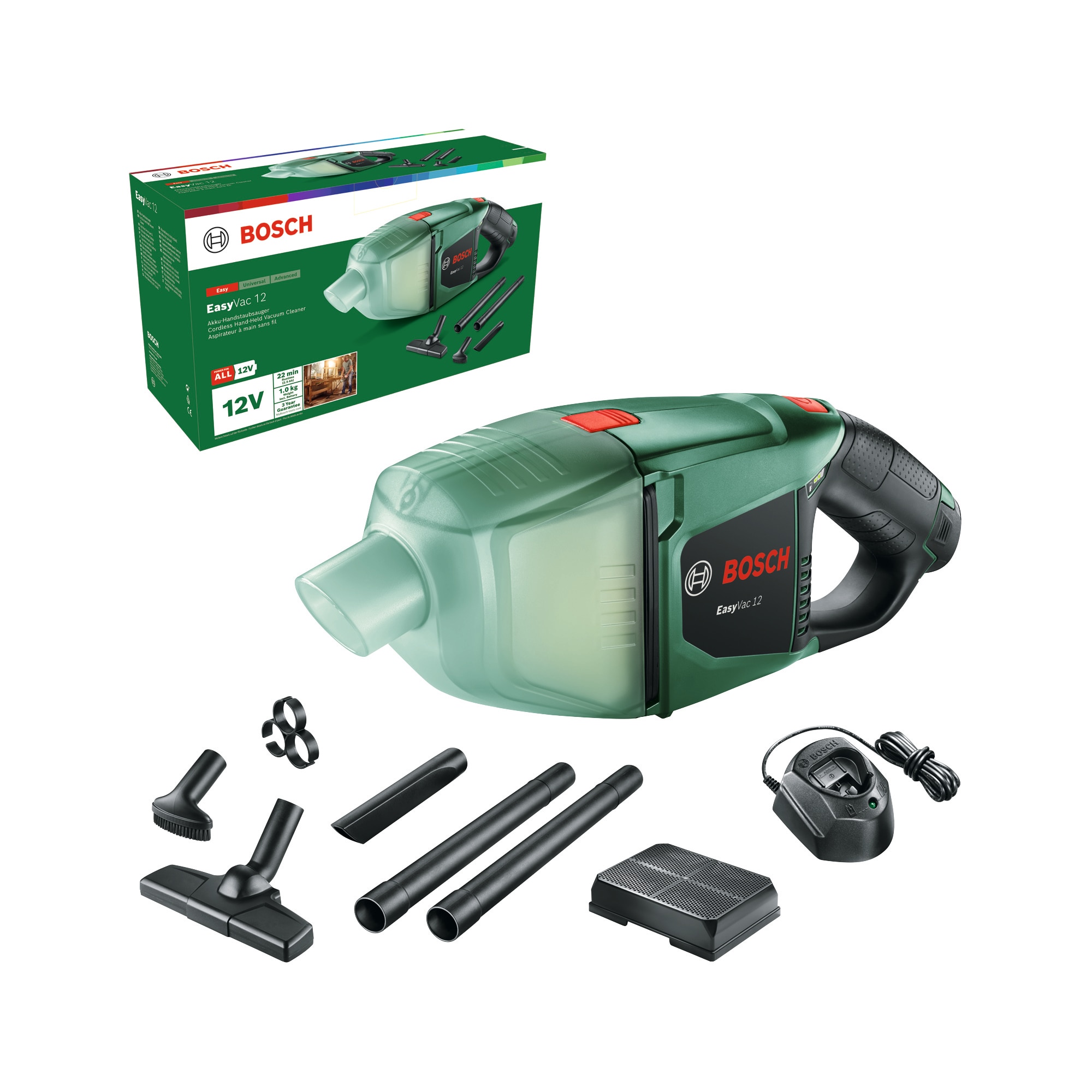 Aspirador a Batería EasyVac 12 V Power for All Verde-3
