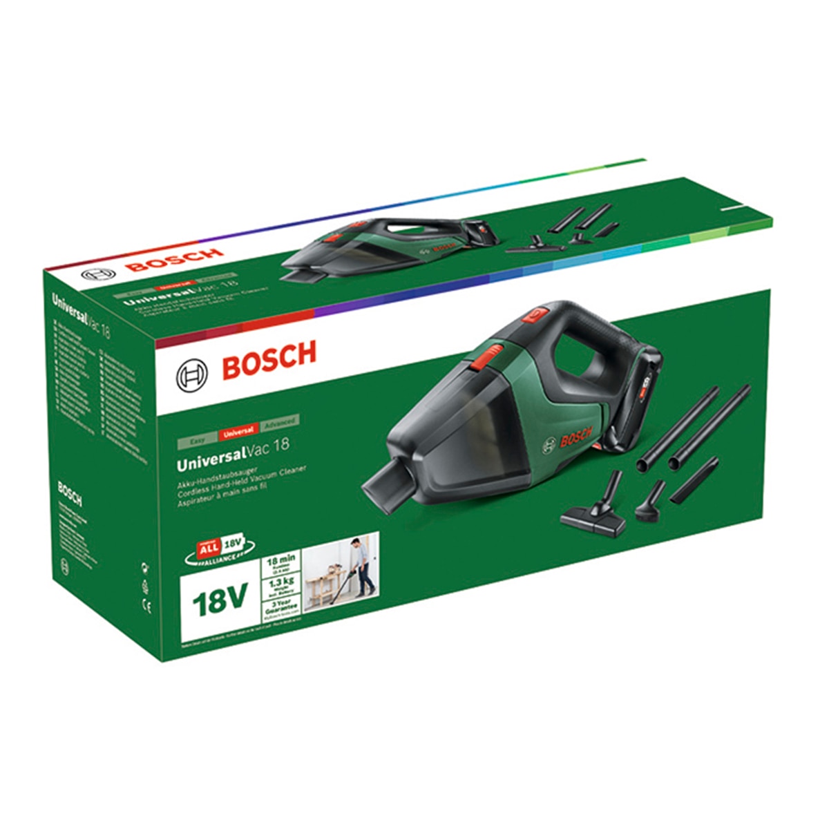 Aspirador a Batería UniversalVac 18 Power for All Verde-5