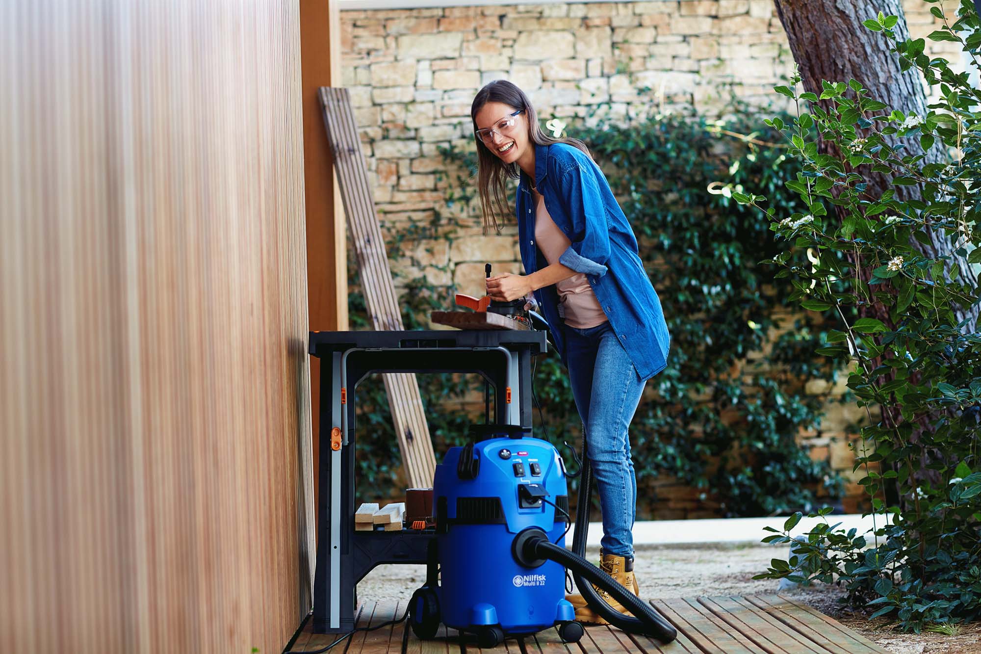 Aspirador Agua/Polvo Multi II 22 l Azul-8