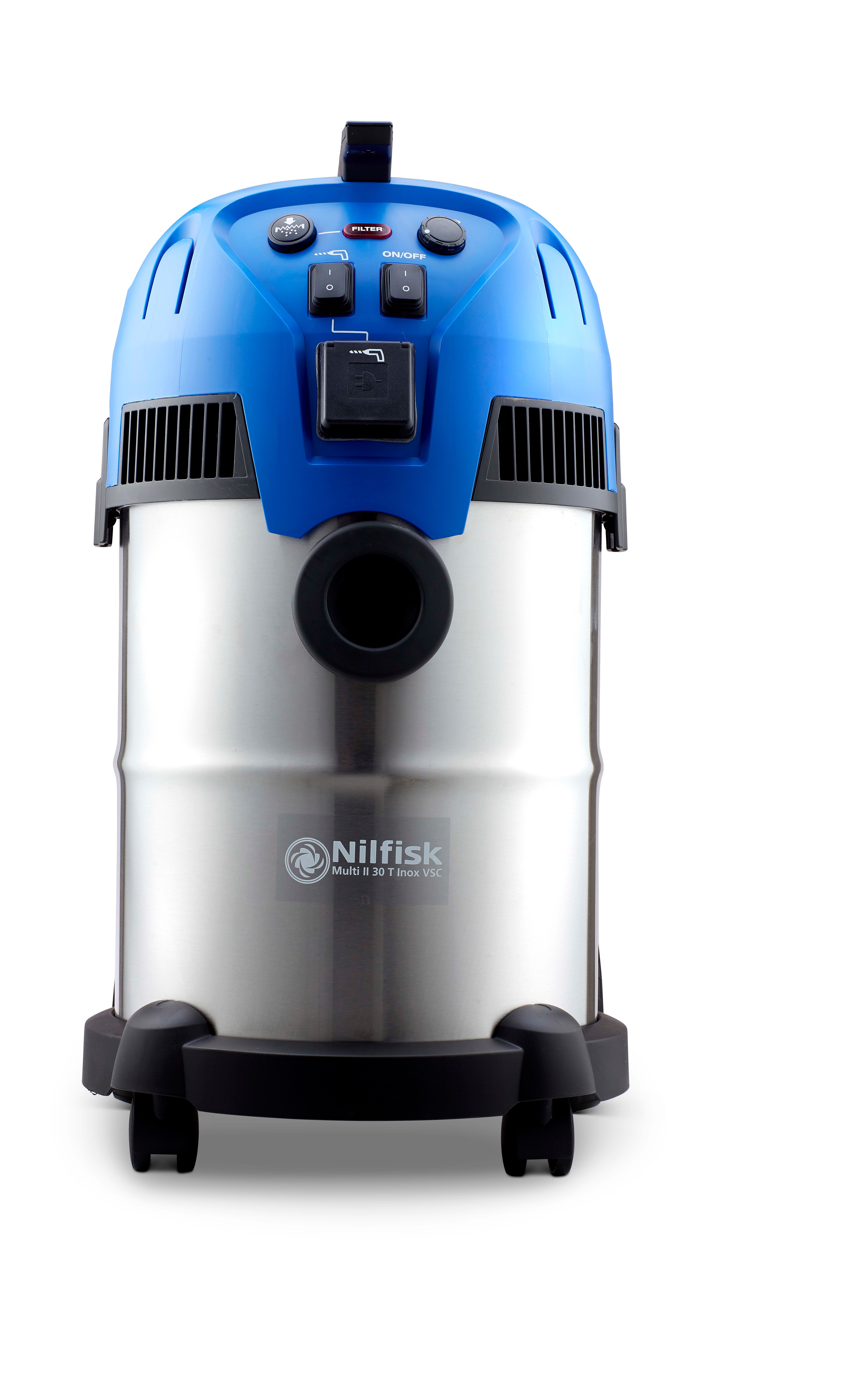 Aspirador Agua/Polvo Multi II 30 l T Inox VSC Inox / Azul-2